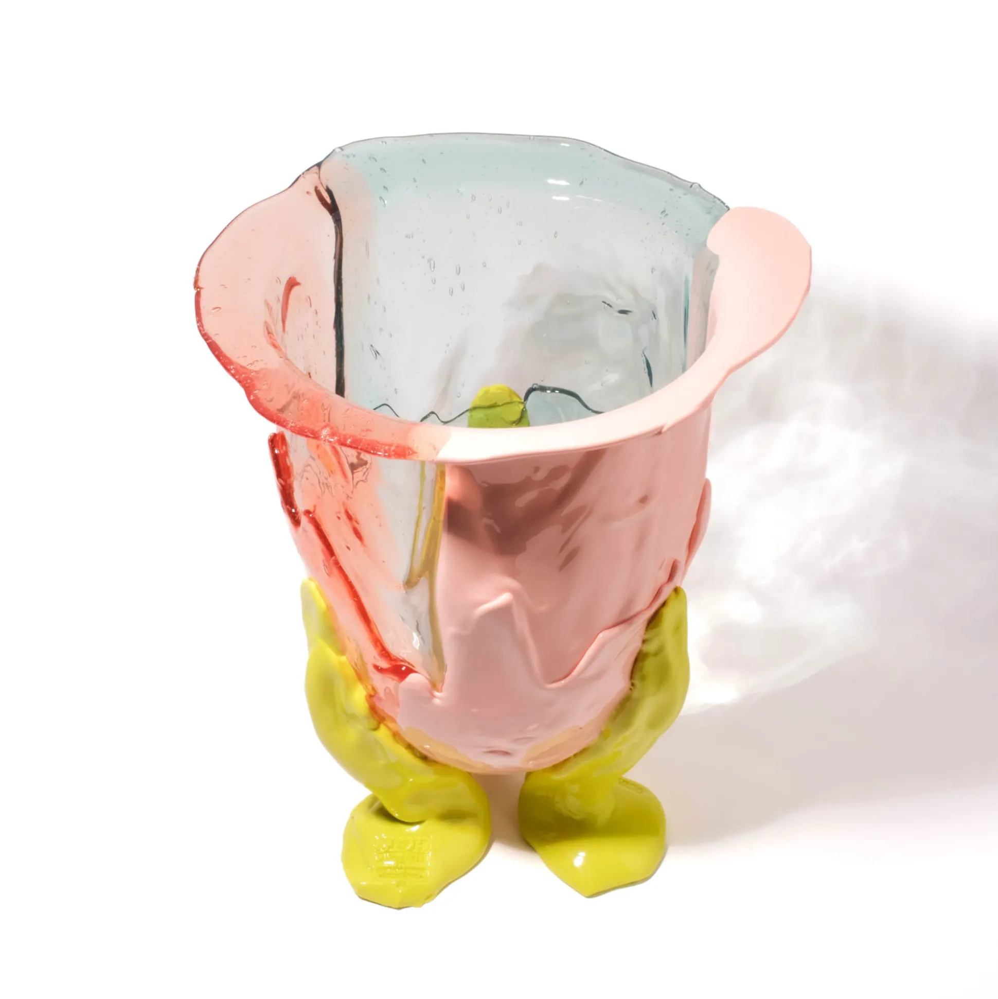 amazonia_vase__aqua_light_4.webp Amazonia Vase - Aqua, Light Ruby, Salmon, Fluo Yellow