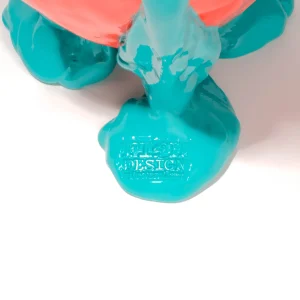 Amazonia Vase - Blue, Orange, Silver, Turquoise