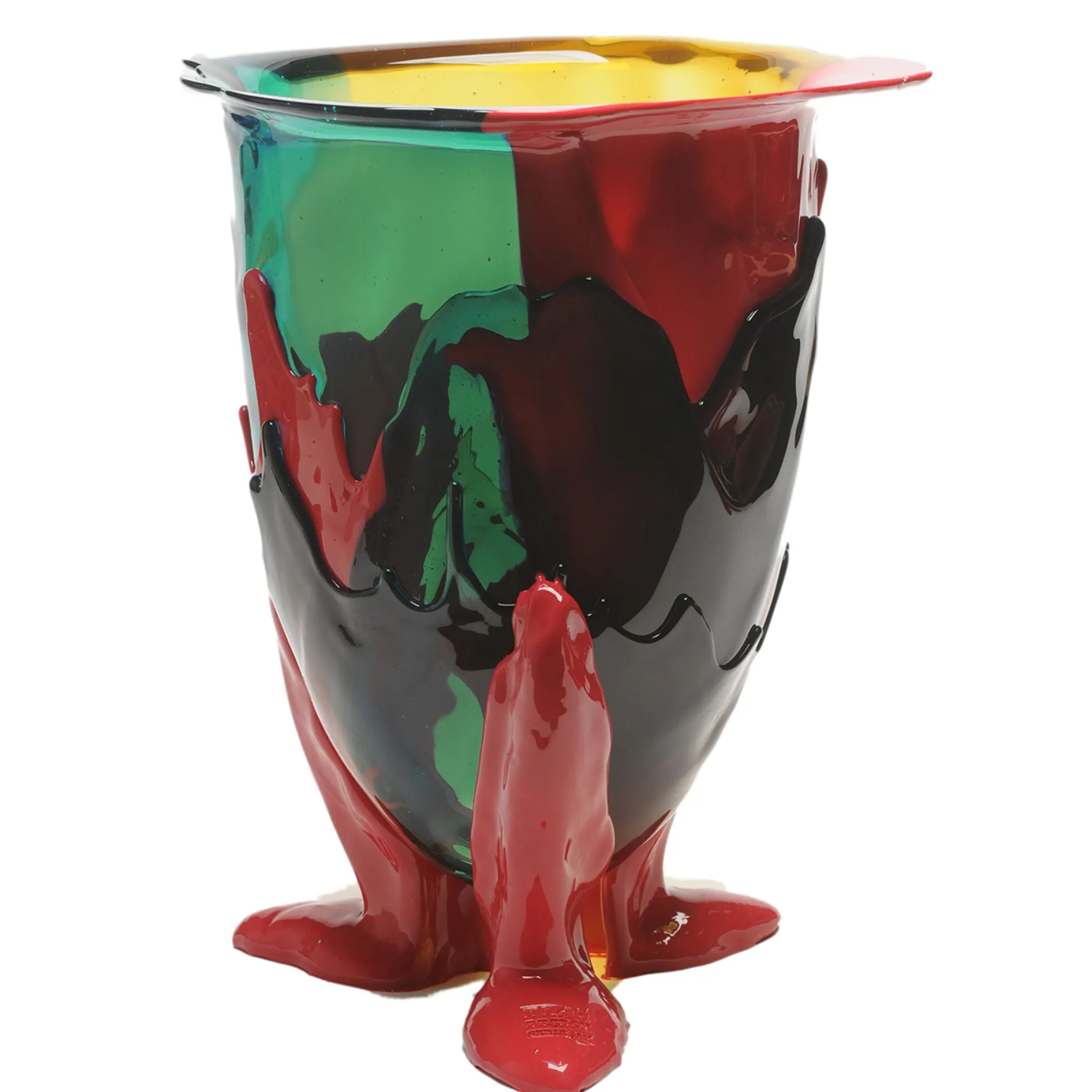 amazonia_vase__emerald_am_0.webp Amazonia Vase - Emerald, Amber, Fuchsia