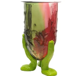 Amazonia Vase - Green, Fuchsia, White, Lime