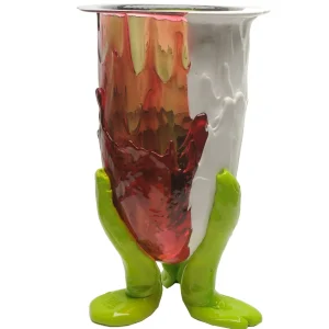 Amazonia Vase - Green, Fuchsia, White, Lime