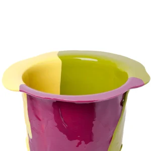 Amazonia Vase - Matt Dust Green, Cherry, Pastel Yellow, Pastel Pink