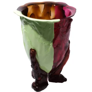 Amazonia Vase - Mint, Brown, Fuchsia, Pink