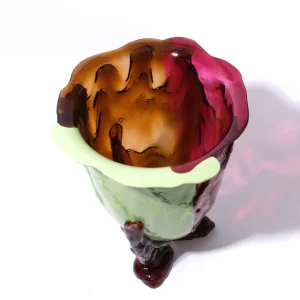 Amazonia Vase - Mint, Brown, Fuchsia, Pink