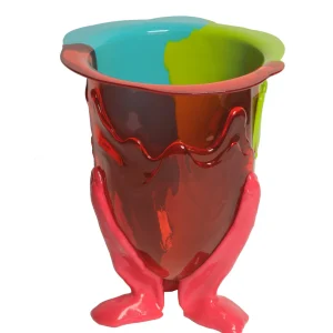 Amazonia Vase - Orange, Lime, Turquoise, Fuchsia