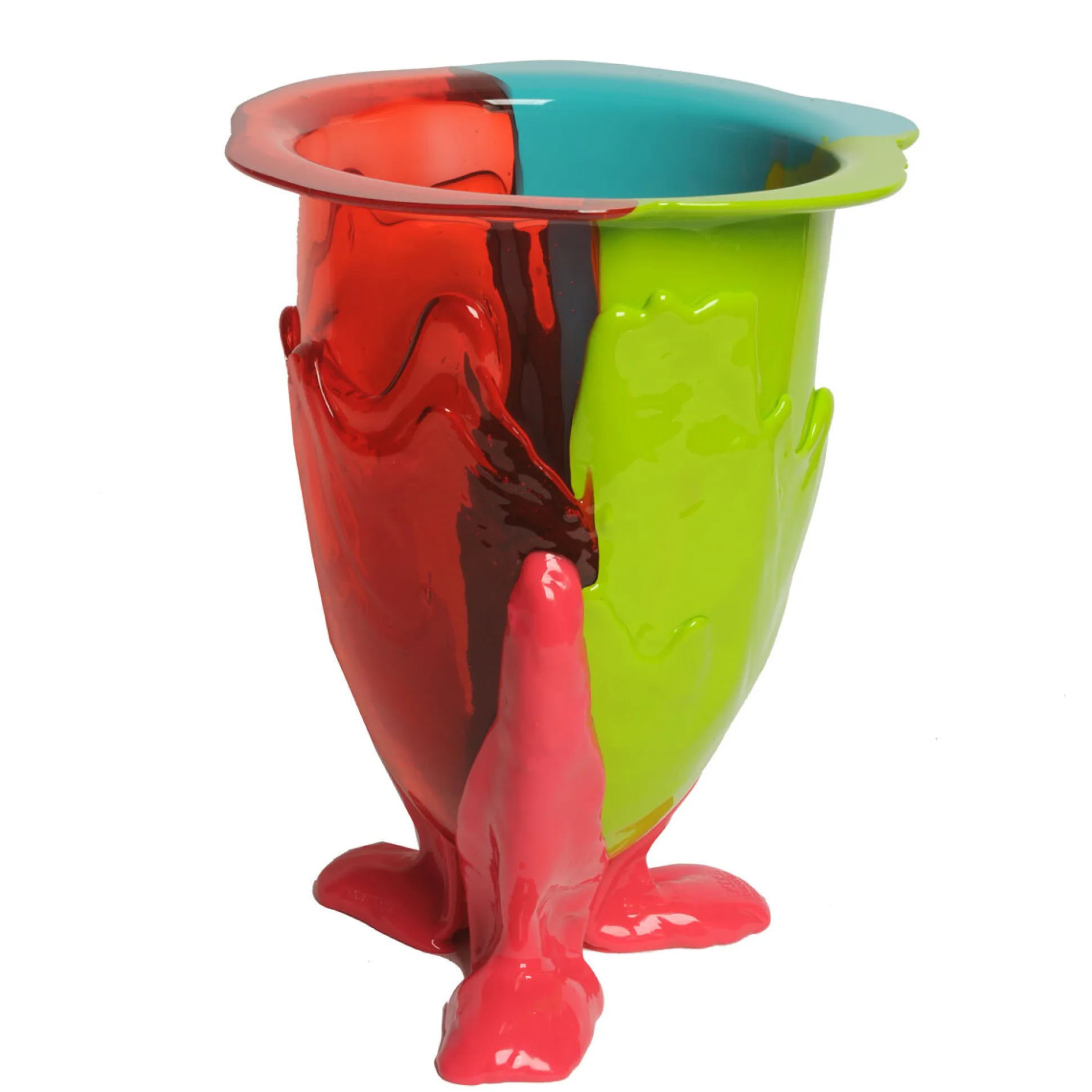 amazonia_vase__orange_lim_2.webp Amazonia Vase - Orange, Lime, Turquoise, Fuchsia