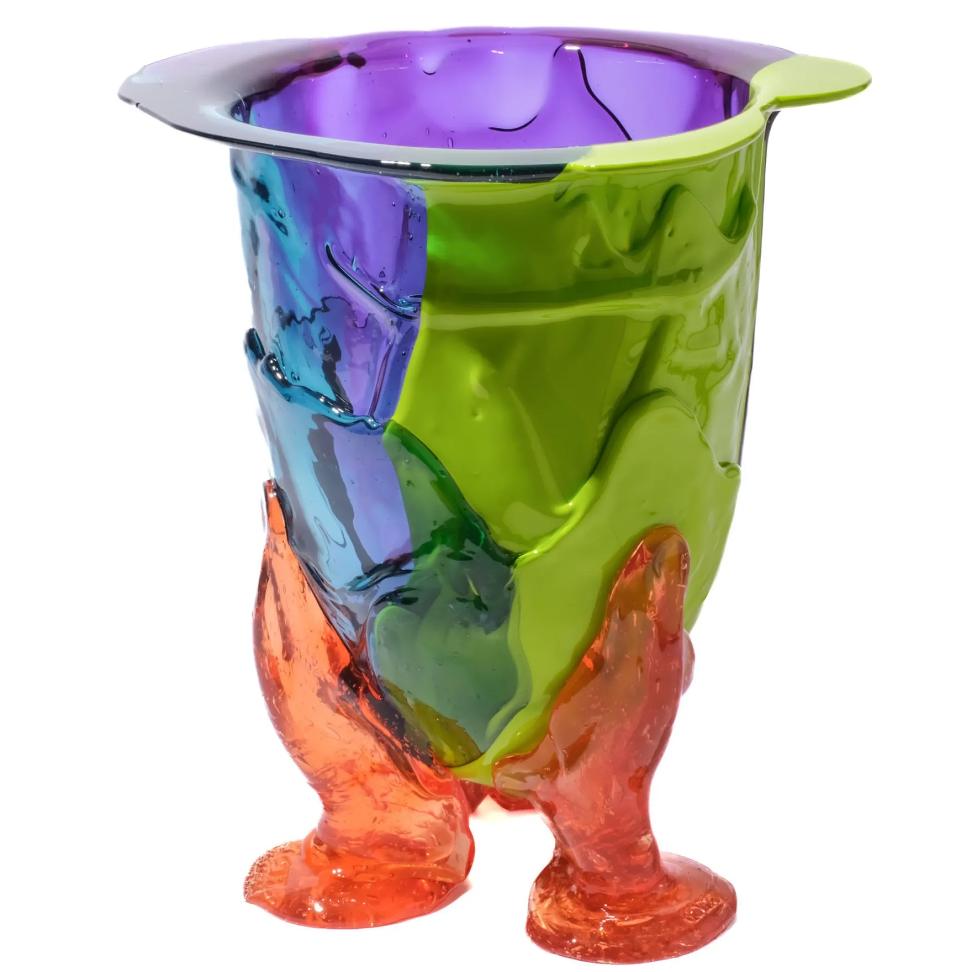 amazonia_vase__purple_lim_0.webp Amazonia Vase - Purple, Lime, Aqua, Light Ruby