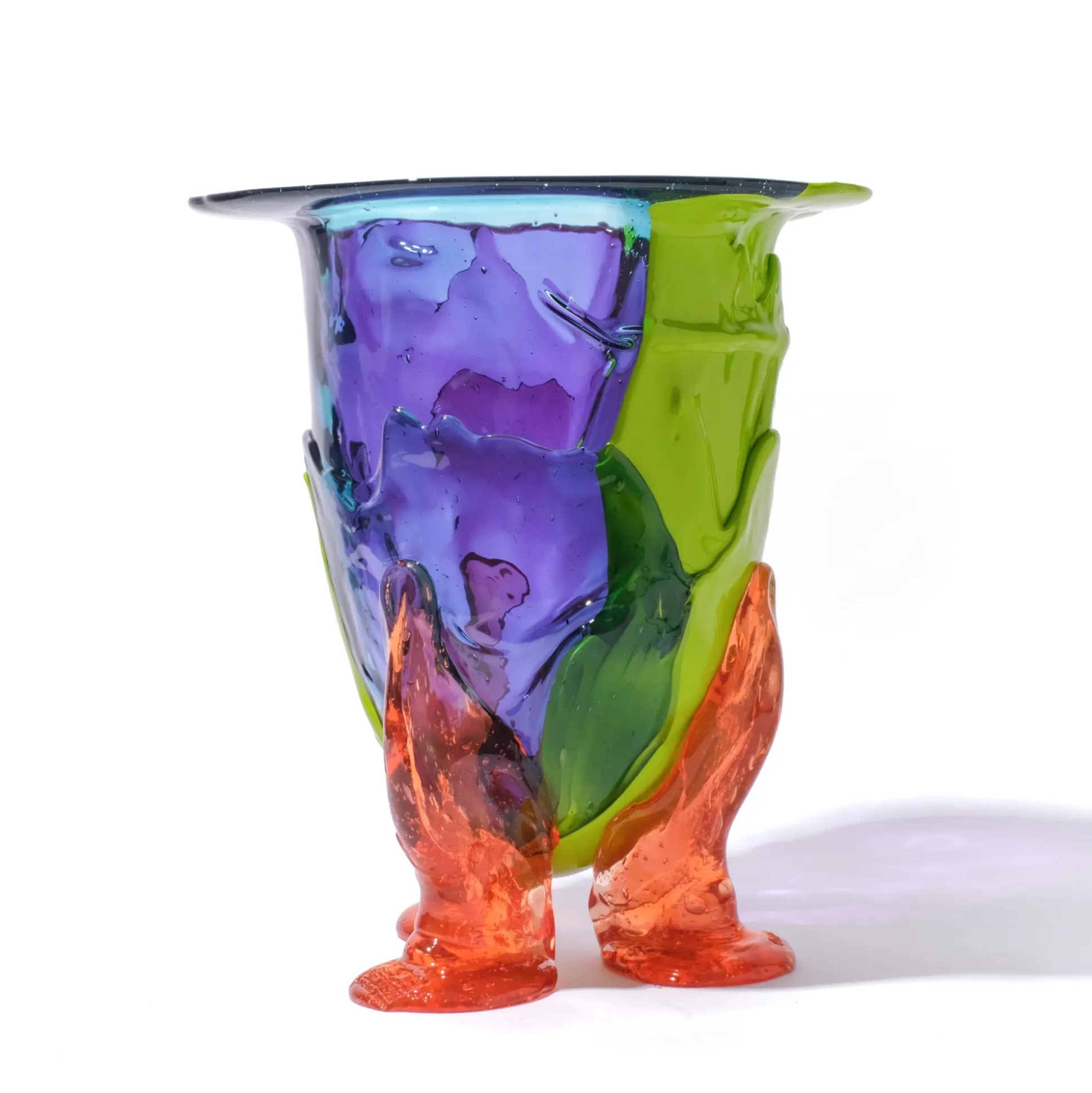 amazonia_vase__purple_lim_1.webp Amazonia Vase - Purple, Lime, Aqua, Light Ruby