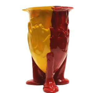 Amazonia Vase - Red, Cobalt Blue, Yellow