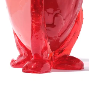 Amazonia Vase - Ruby, Salmon, Red, Orange