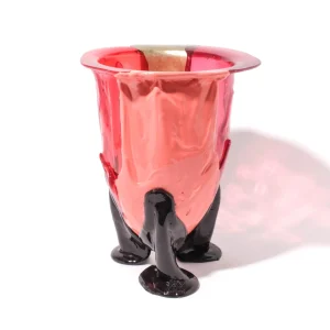 Amazonia Vase Extra Colour - Dark Salmon, Pink, Bronze, Red, Aubergine