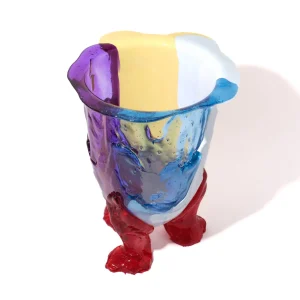 Amazonia Vase Extra Colour - Light Blue, Purple, Pastel Blue, Pastel Yellow, Clear Red
