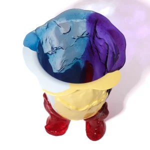 Amazonia Vase Extra Colour - Light Blue, Purple, Pastel Blue, Pastel Yellow, Clear Red