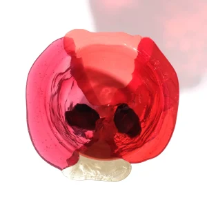 Amazonia Vase Extra Colour - Dark Salmon, Pink, Bronze, Red, Aubergine