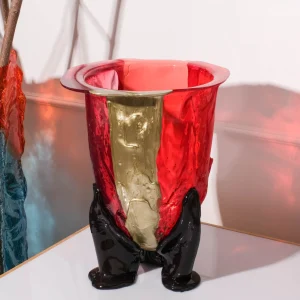 Amazonia Vase Extra Colour - Dark Salmon, Pink, Bronze, Red, Aubergine