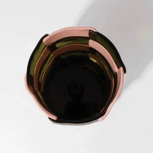 Bamboo Vase - Clear Bottle Green, Matt Salmon