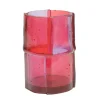 Bamboo Vase - Clear Fuchsia, Liliac