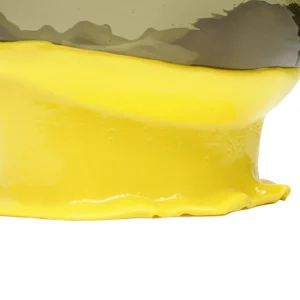 Big Collina Vase - Clear Fumè And Matt Lemon Yellow