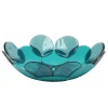 Circle Basket - Clear Aqua, Matt Turquoise