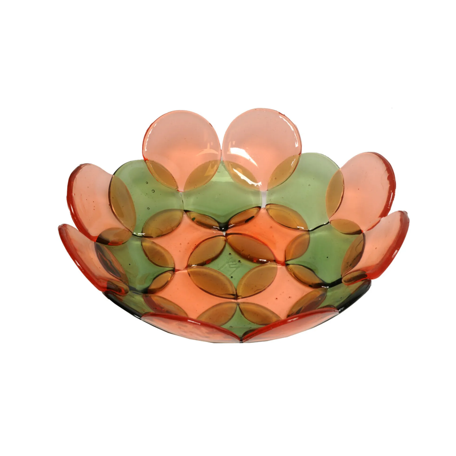 circle_basket__clear_bott_0.webp Circle Basket - Clear Bottle Green And Light Ruby