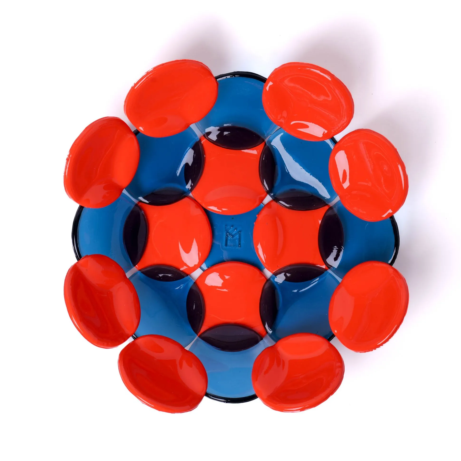 circle_basket__clear_ligh_2.webp Circle Basket - Clear Light Blue, Matt Pastel Orange
