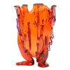 Clear Special Vase Extra Colour - Clear Red And Clear Purple