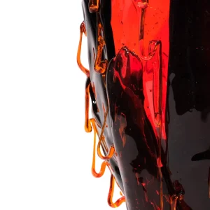Clear Special Vase Extra Colour - Blue, Amber, Red, Orange