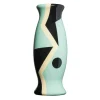 DIDEROT-SEOUL 2/3  Vase - Light Blue, White And Black