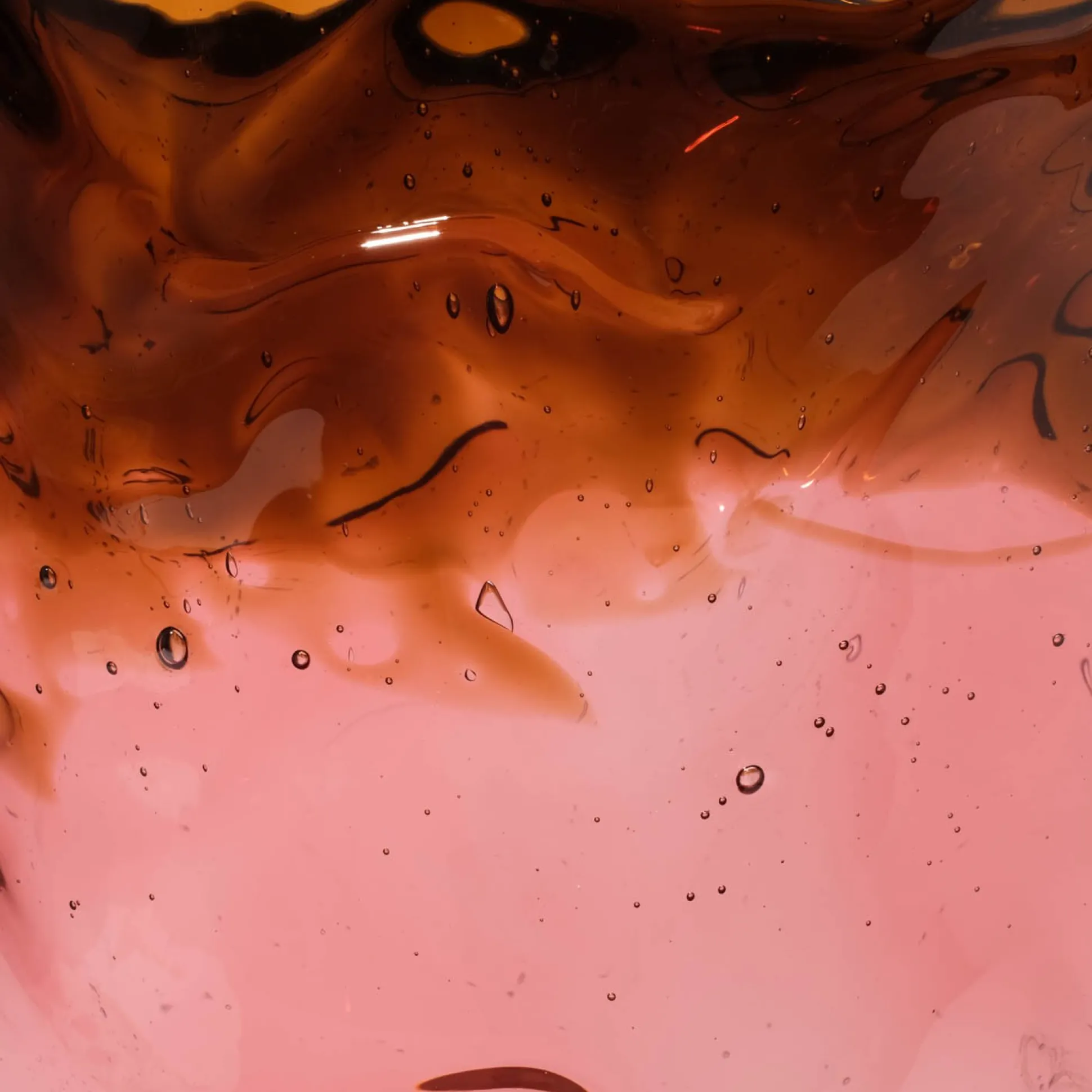 flower_vase__clear_brown__5.webp Flower Vase - Clear Brown, Clear Antique Pink And Matt Pastel Yellow