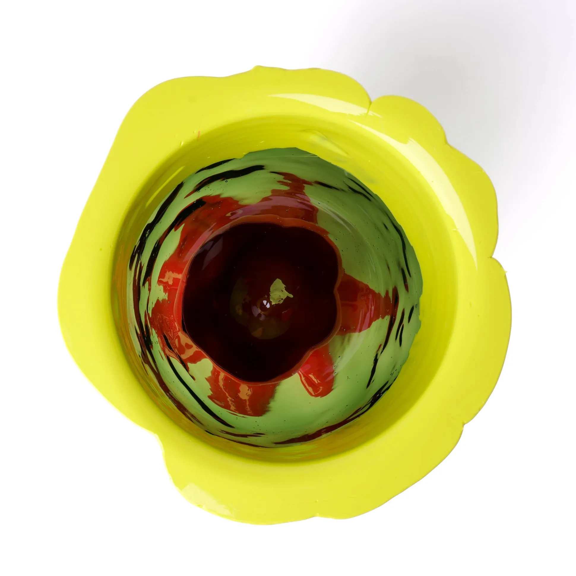 flower_vase__fluo_yellow__4.webp Flower Vase - Fluo Yellow, Clear Bottle Green, Fuchsia