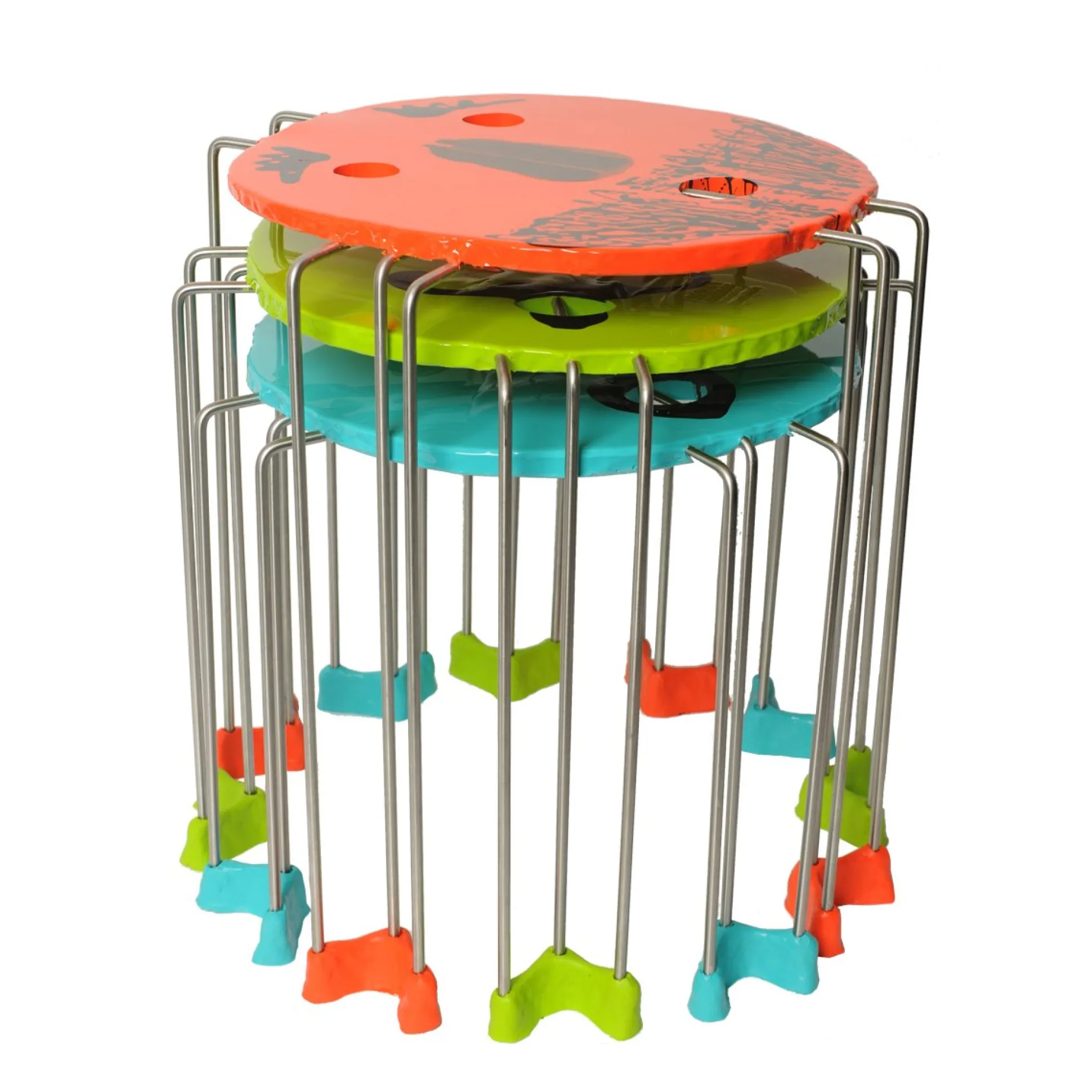 fluo_set_of__triple_play__1.webp FLUO Set of 3 Triple Play Coffee Table - Orange, Lime And Turquoise