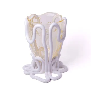 Indian Summer Vase - Clear, Matt White