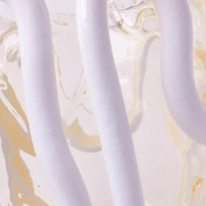 Indian Summer Vase - Clear, Matt White