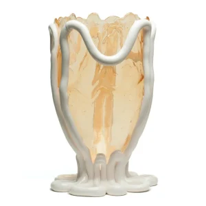 Indian Summer Vase - Clear, Matt White