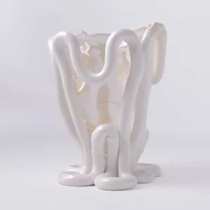 Indian Summer Vase - Clear, Matt White