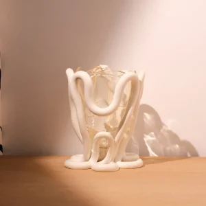 Indian Summer Vase - Clear, Matt White