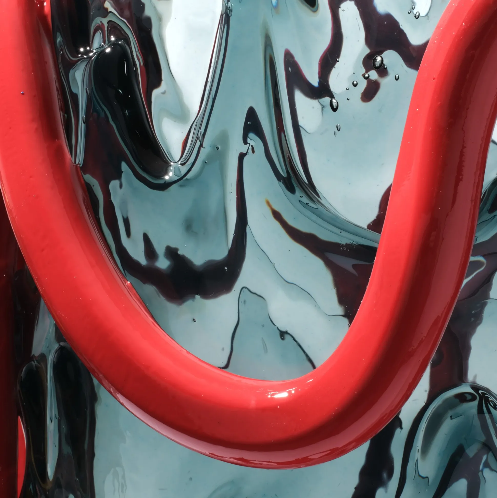 indian_summer_vase__clear_7-4.webp Indian Summer Vase - Clear Blue, Matt Red