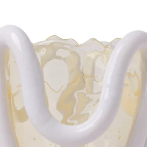 Indian Summer Vase - Clear, Matt White