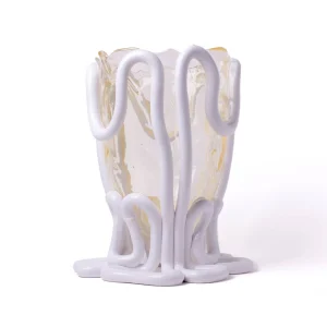 Indian Summer Vase - Clear, Matt White