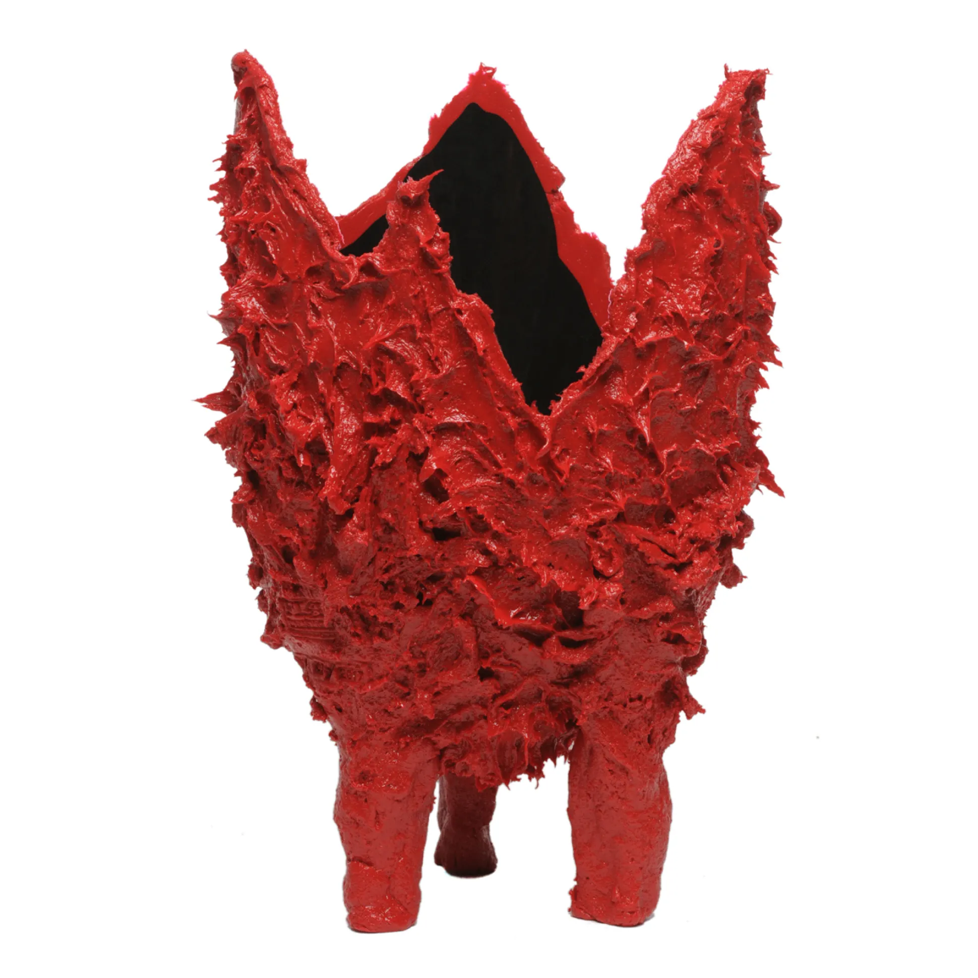 lava_vase__matt_red_black_0.webp Lava Vase - Matt Red, Black