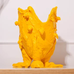 Lemon Special Vase - Matt Yellow