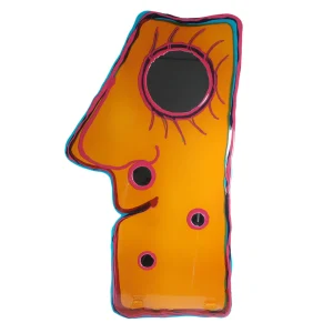 Look At Me Mirror - Clear Amber, Matt Fuchsia, Emerald Green