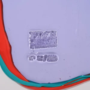 Look At Me Mirror - Clear Lilac, Matt Turquoise And Matt Orange