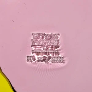 Look At Me Mirror - Clear Antique Pink, Matt Aubergine, Fluo Yellow