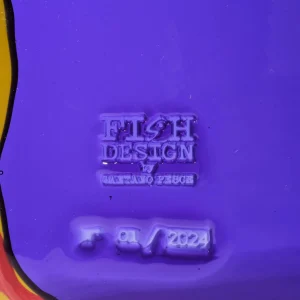 Look At Me Mirror - Clear Purple, Matt Dark Salmon And Matt Pastel Yellow