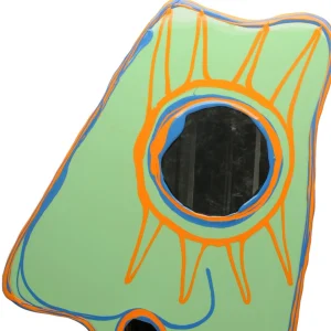 Look At Me Mirror - Matt Mint, Matt Dark Lavender And Matt Pumpkin