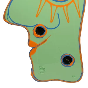 Look At Me Mirror - Matt Mint, Matt Dark Lavender And Matt Pumpkin