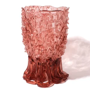 Medusa Vase - Clear Antique Pink