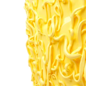 Medusa Vase - Matt Pastel Yellow