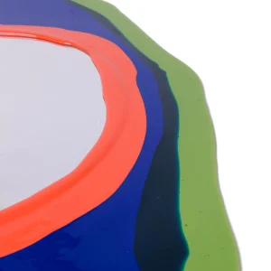 Mirror - Clear Bottle Green, Blue, Pastel Orange